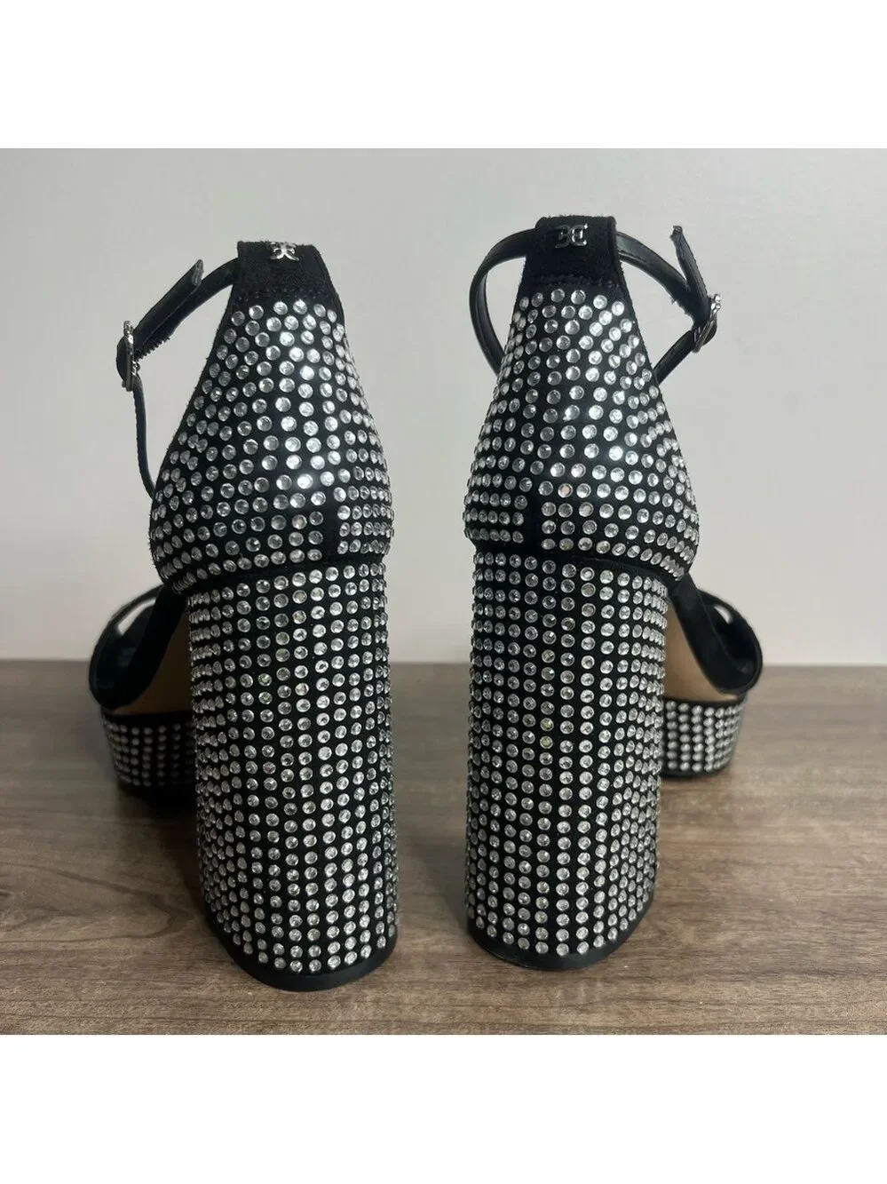 SAM EDELMAN NEW Women's Nelli Glitz BlackSue Shoe Size 10 #B1436